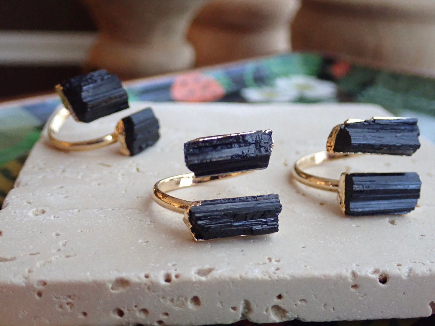 Bella Black Tourmaline Ring