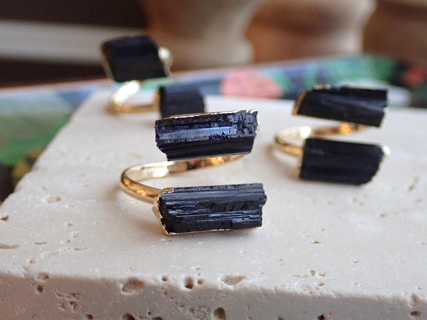 Bella Black Tourmaline Ring