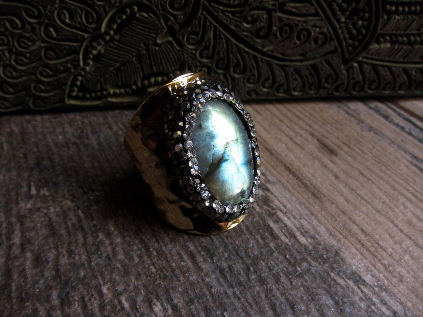 Lucinda Labradorite Ring