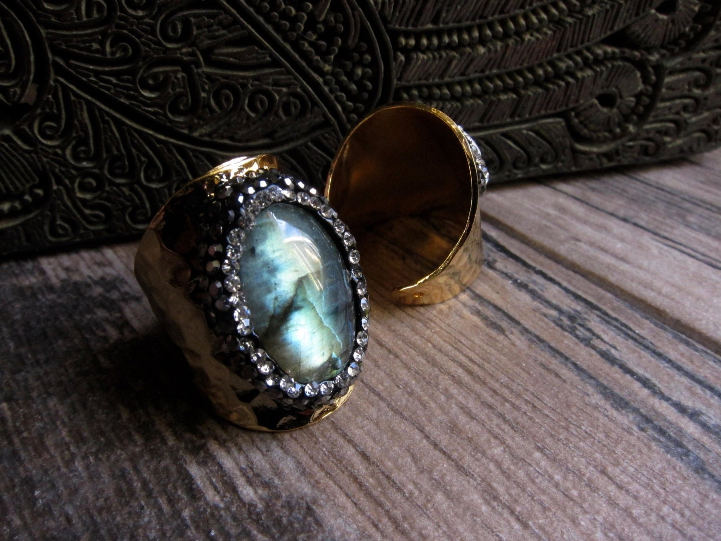 Lucinda Labradorite Ring