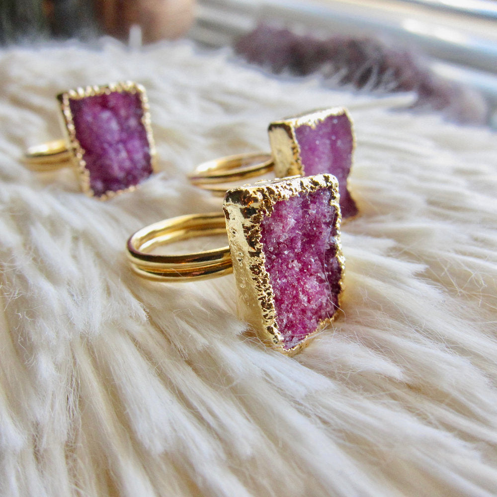 Pink Flamingos Ring