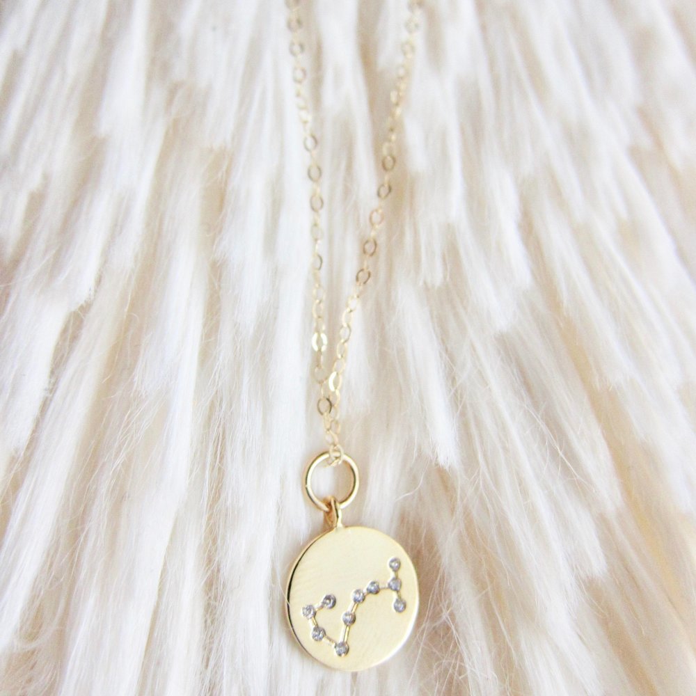 Zadie Small Zodiac Necklace