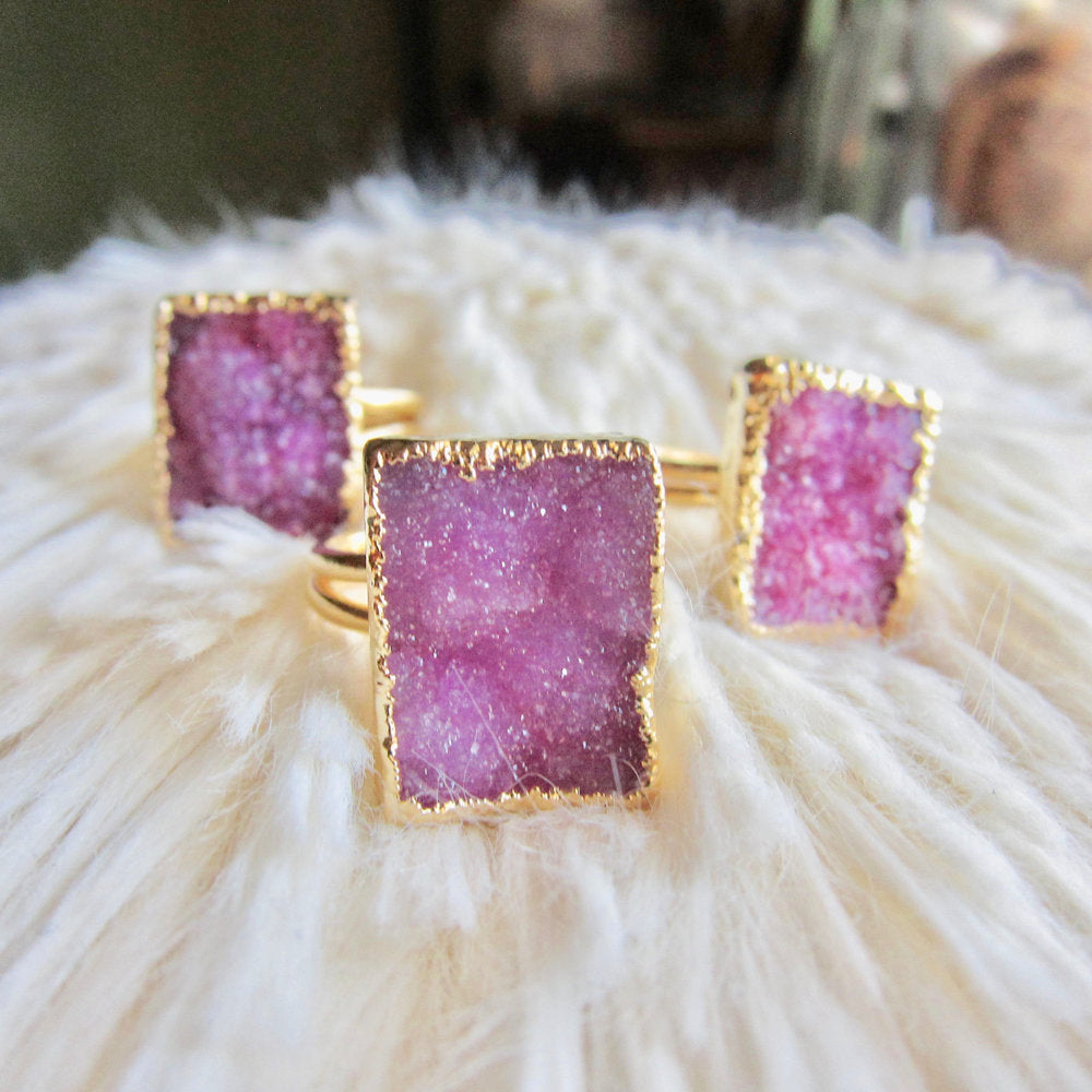 Pink Flamingos Ring