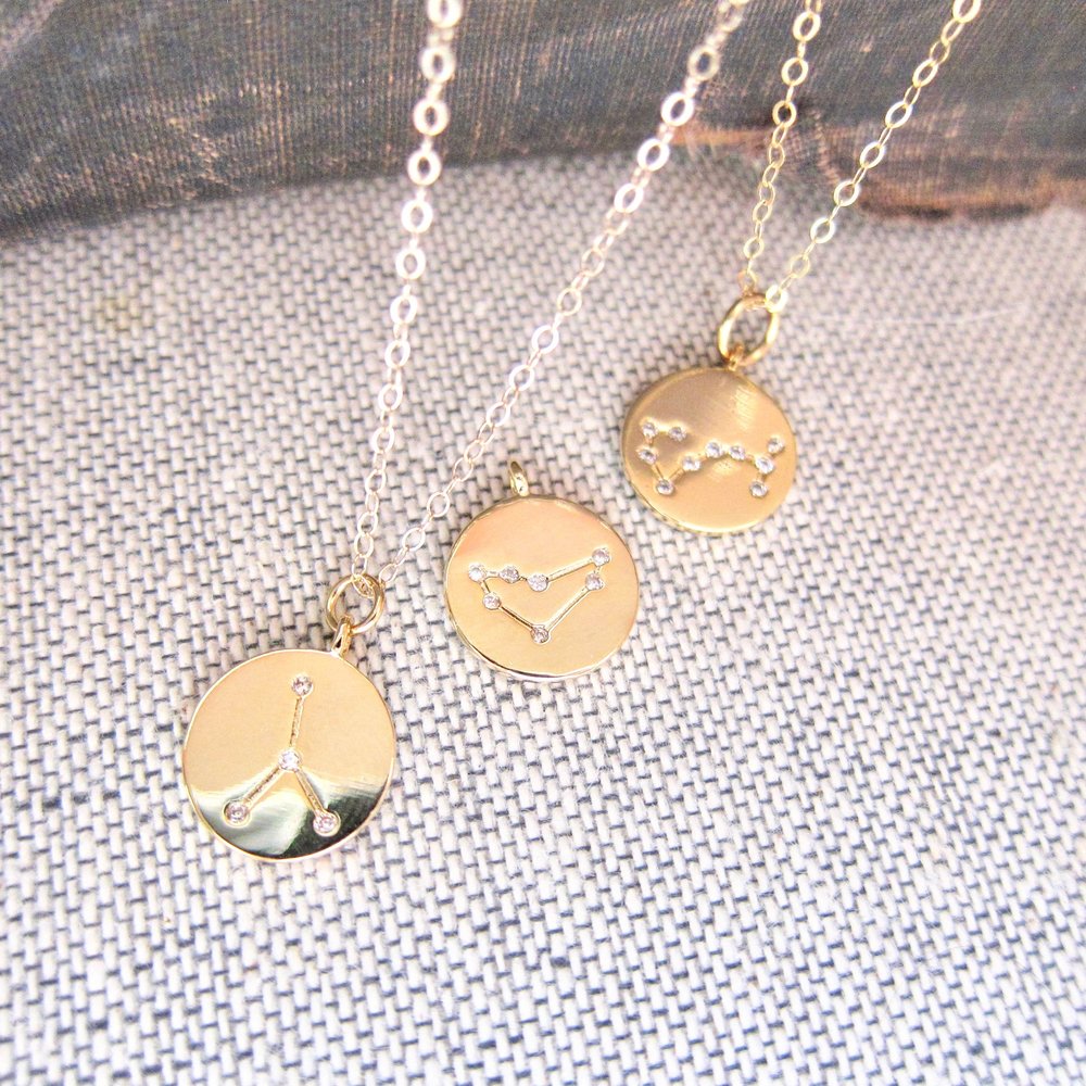 Zadie Small Zodiac Necklace