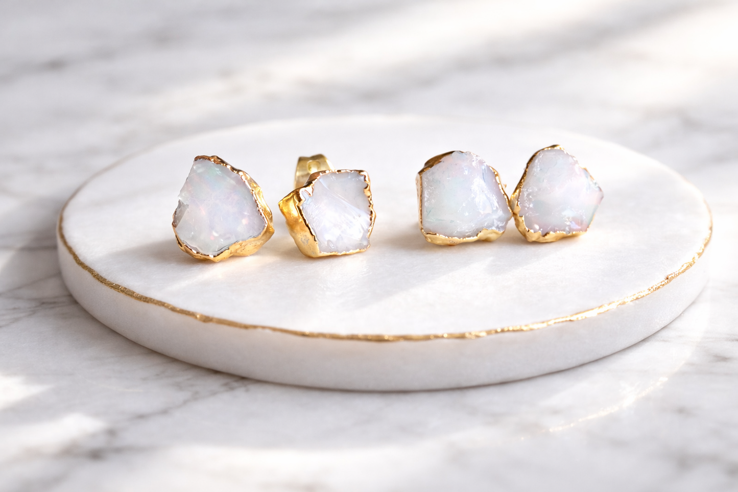 Oh Mami  Opal Studs
