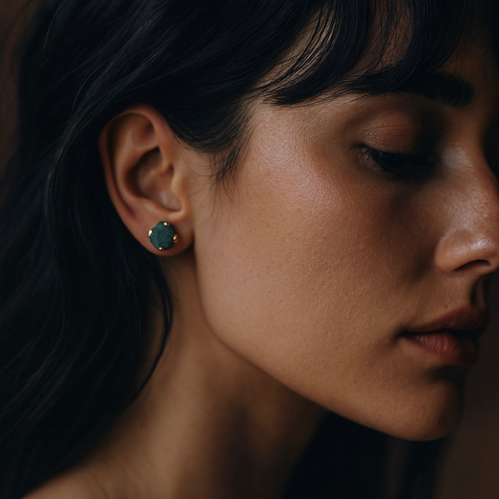 Sargasso  Emerald Studs