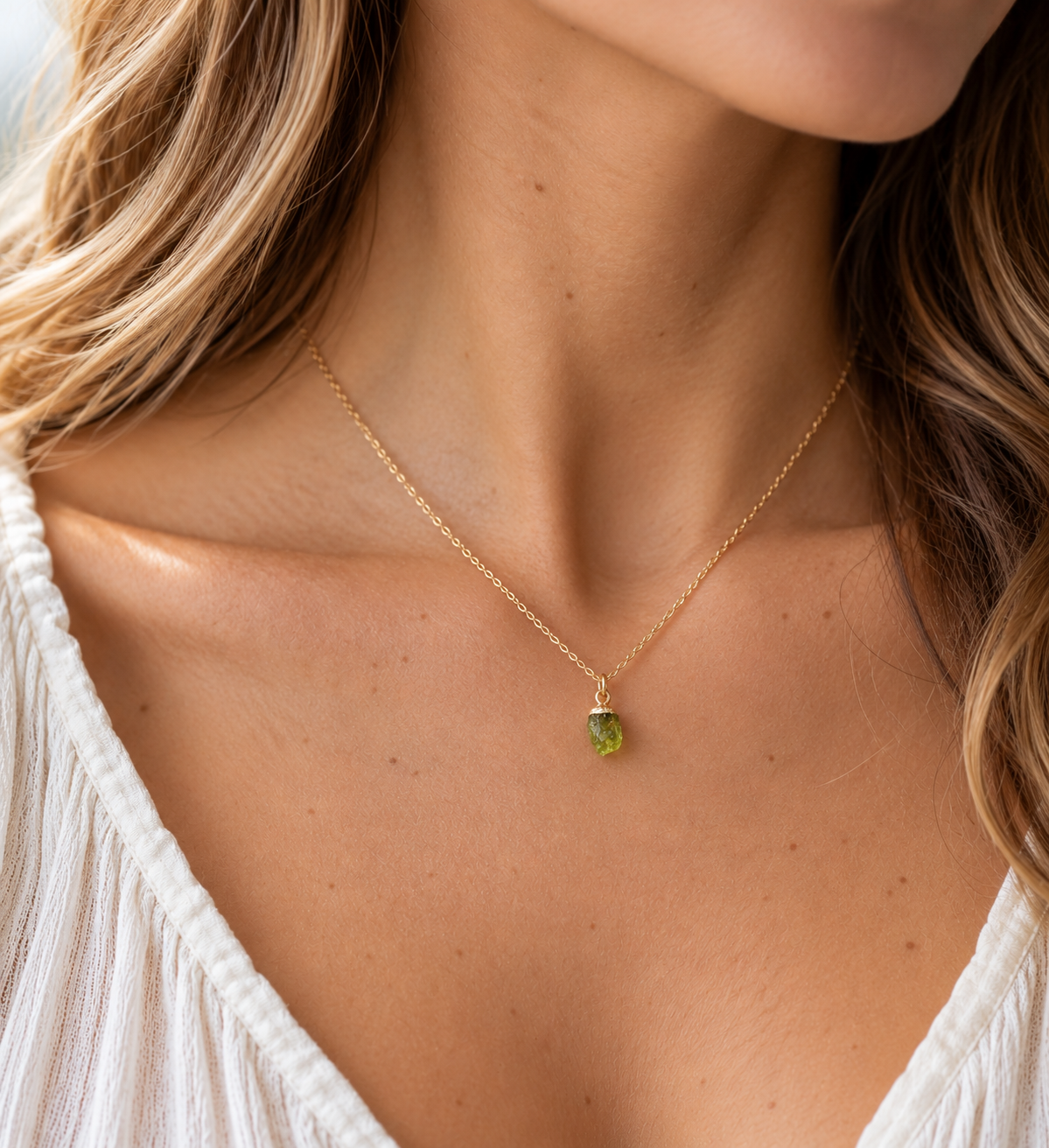 Proserpine Peridot Necklace