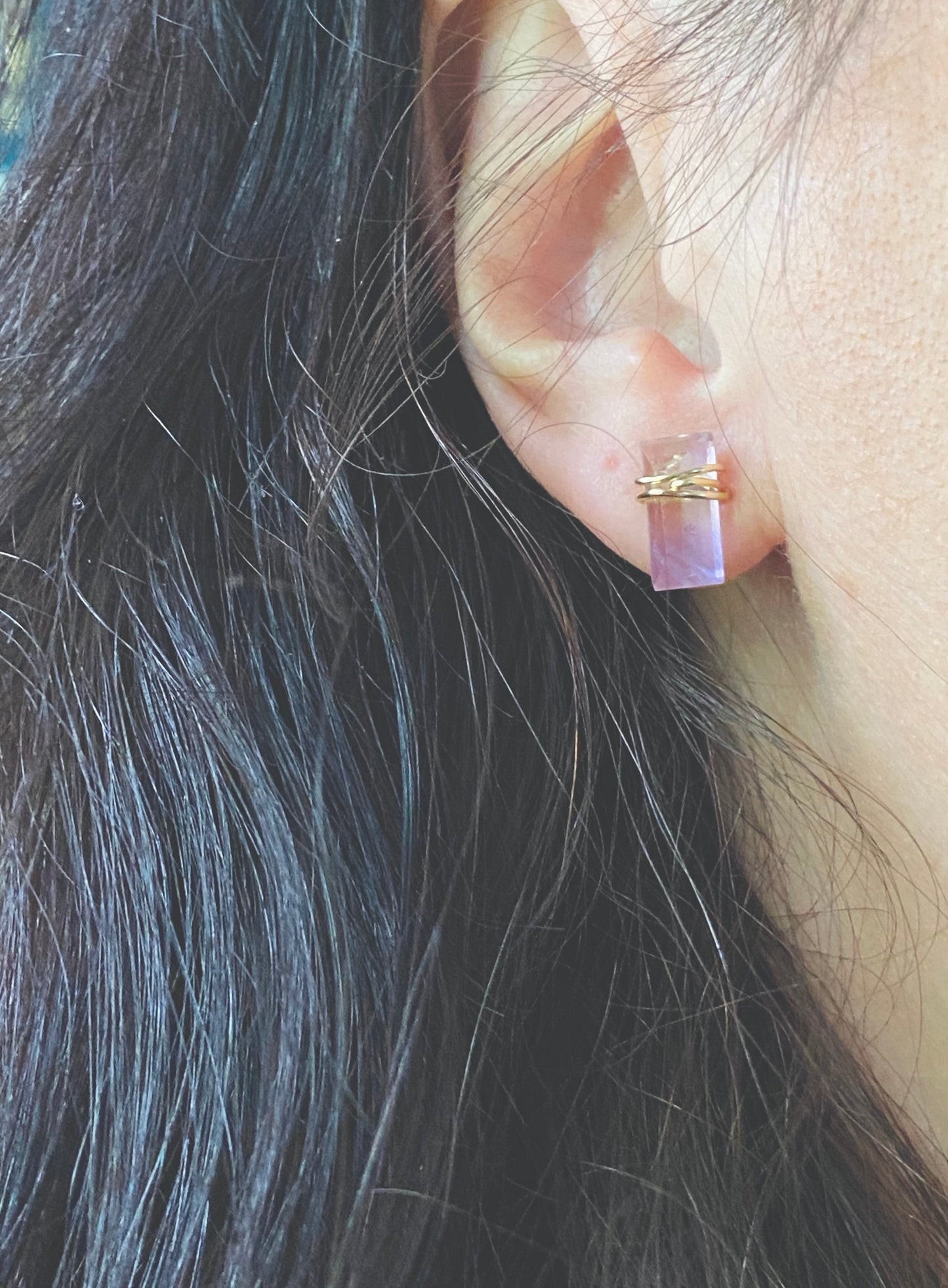 Desdamona Ametrine Stud Earrings