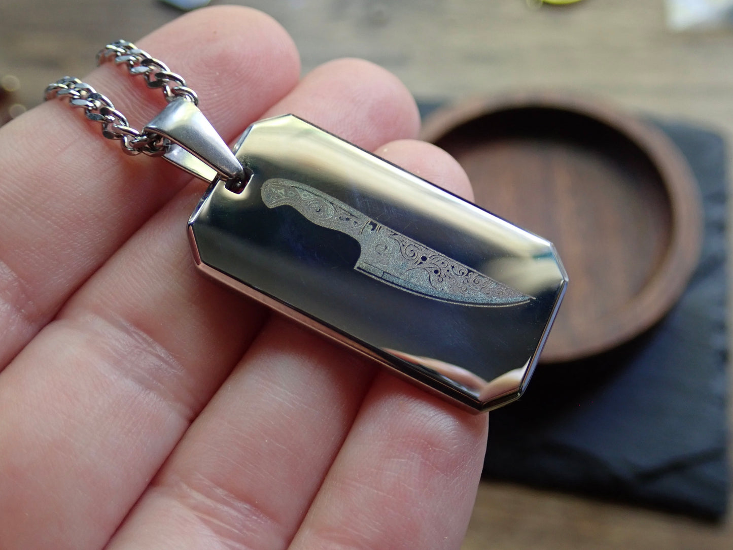 Chef's Knife Necklace