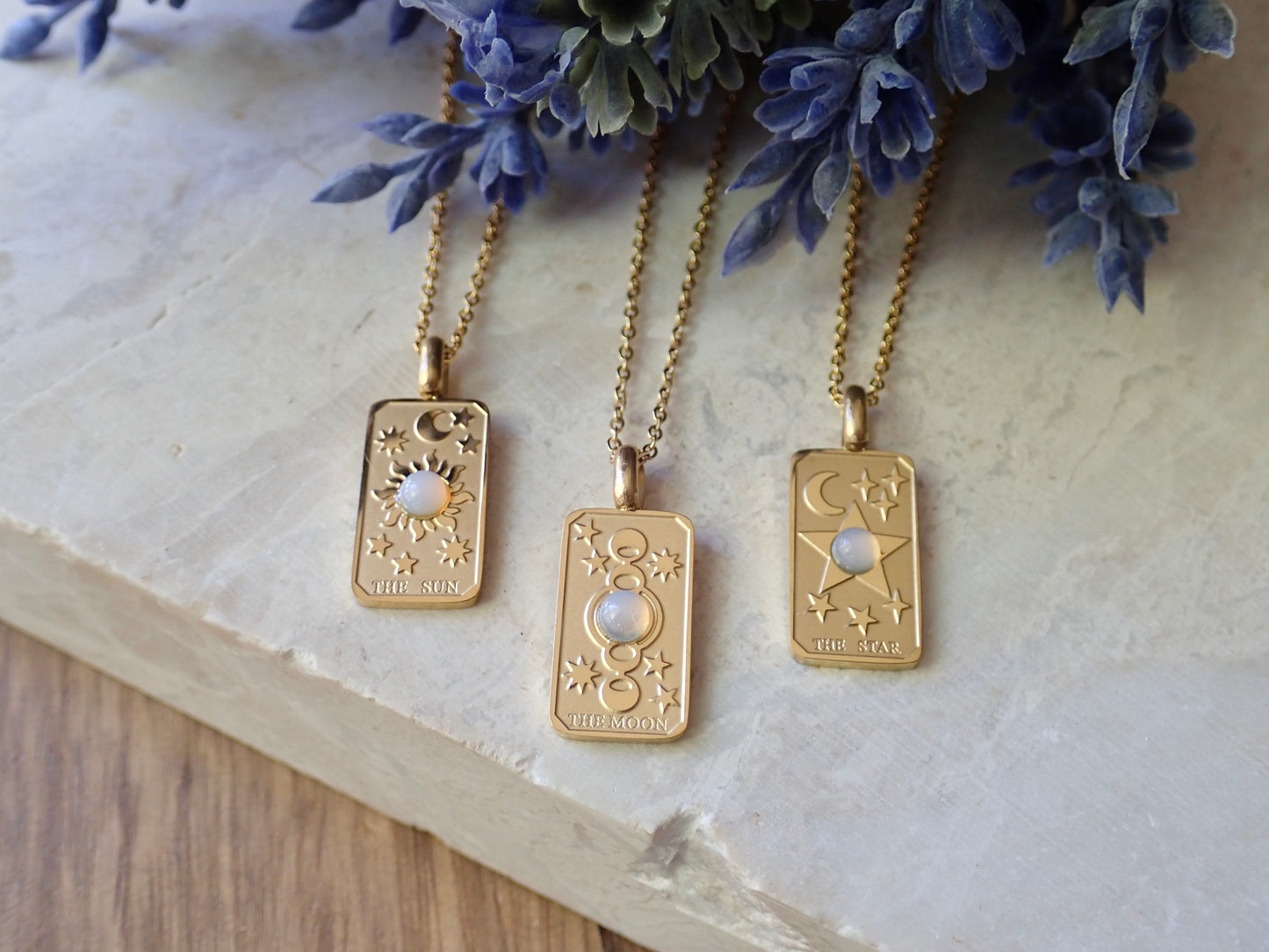 Aleister Tarot Card Necklaces