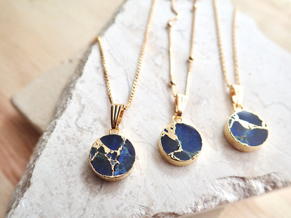 Blue Sapphire Mojave Pendant Necklace