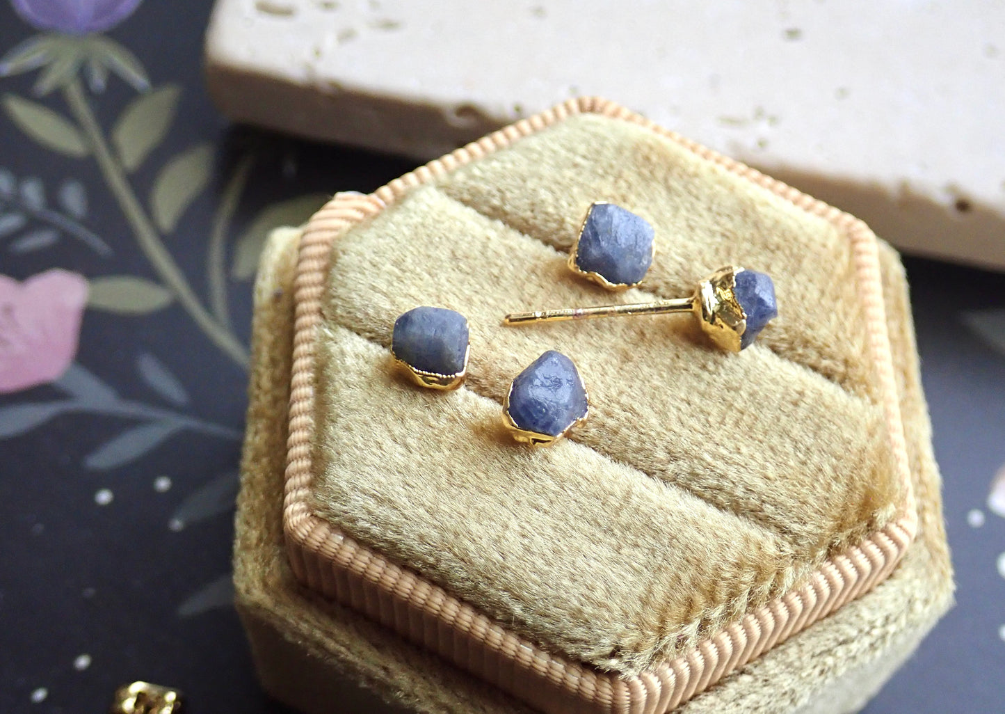 Rizzo  Sapphire Earrings