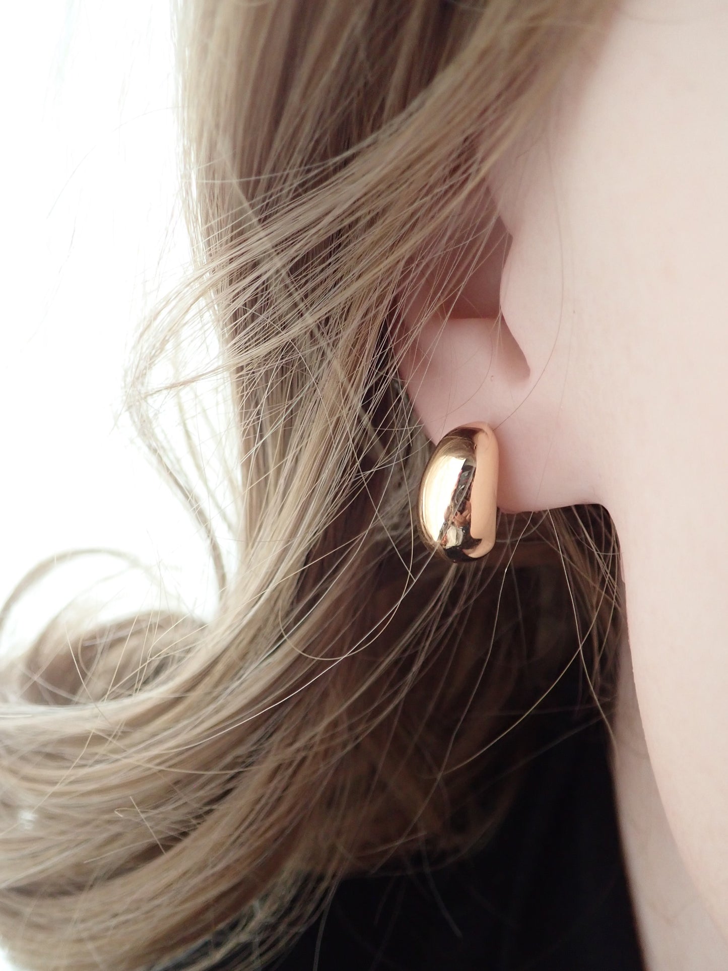 Kylie Waterdrop Earrings - Gold