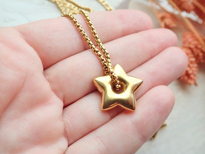 Puffy Star Waterproof Necklace