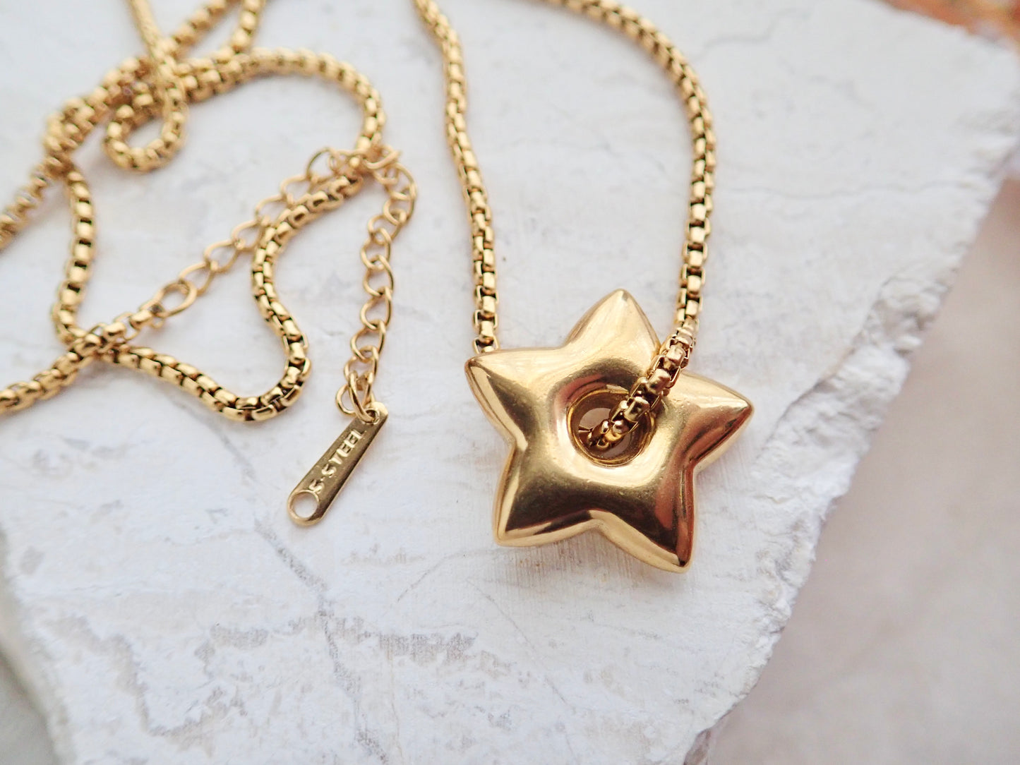 Puffy Star Waterproof Necklace