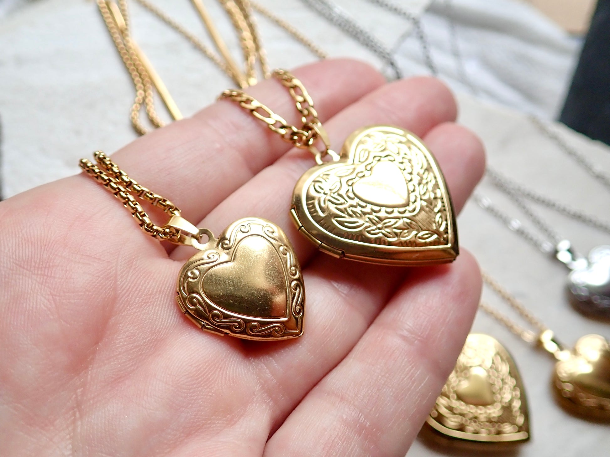 Victoria Heart Locket Necklace – One Tribe Jewelry