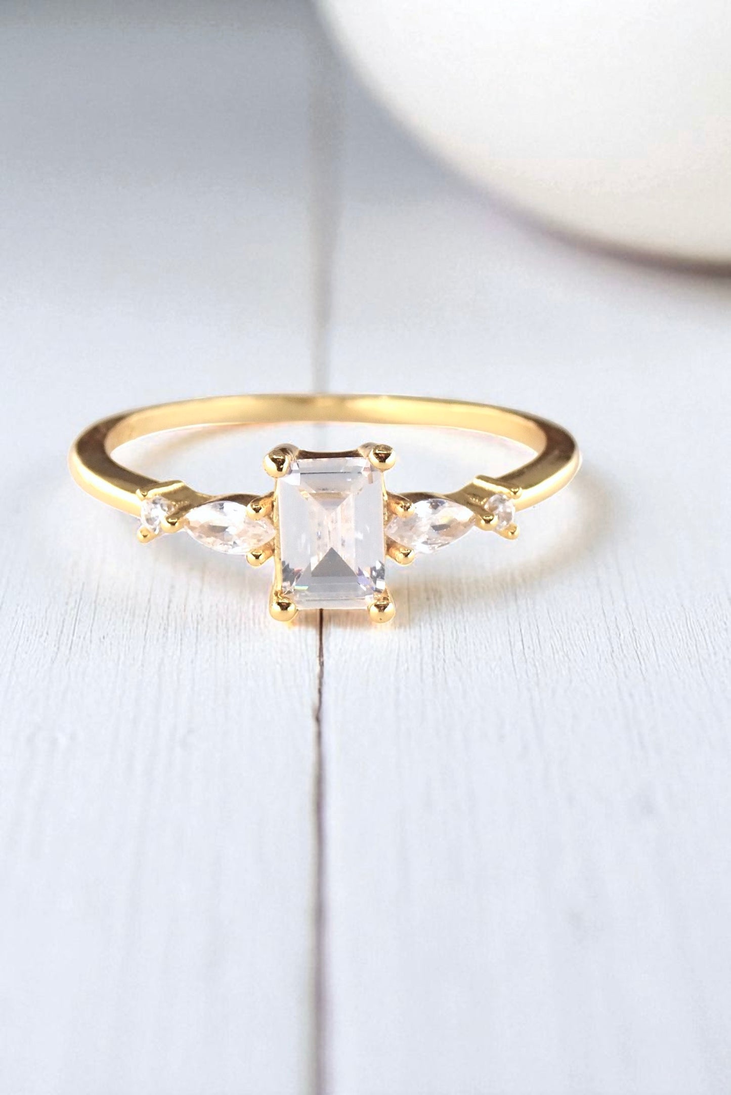 The Baroness  Diamond CZ  Ring