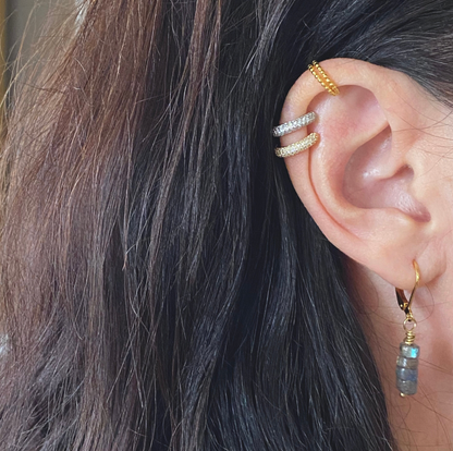 Double Beaded Ear Cuff