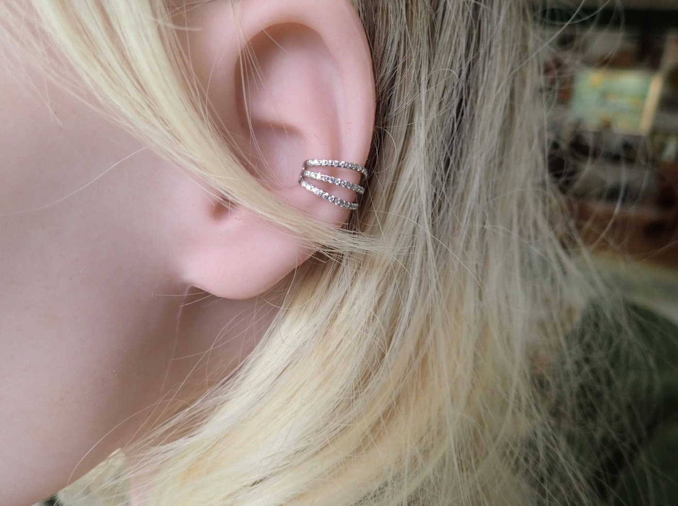 Triple Threat Pavé Ear Cuff