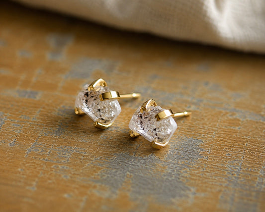 Hellas Herkimer Diamond Studs