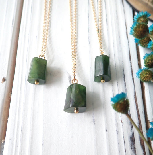 Jade Nugget Necklace