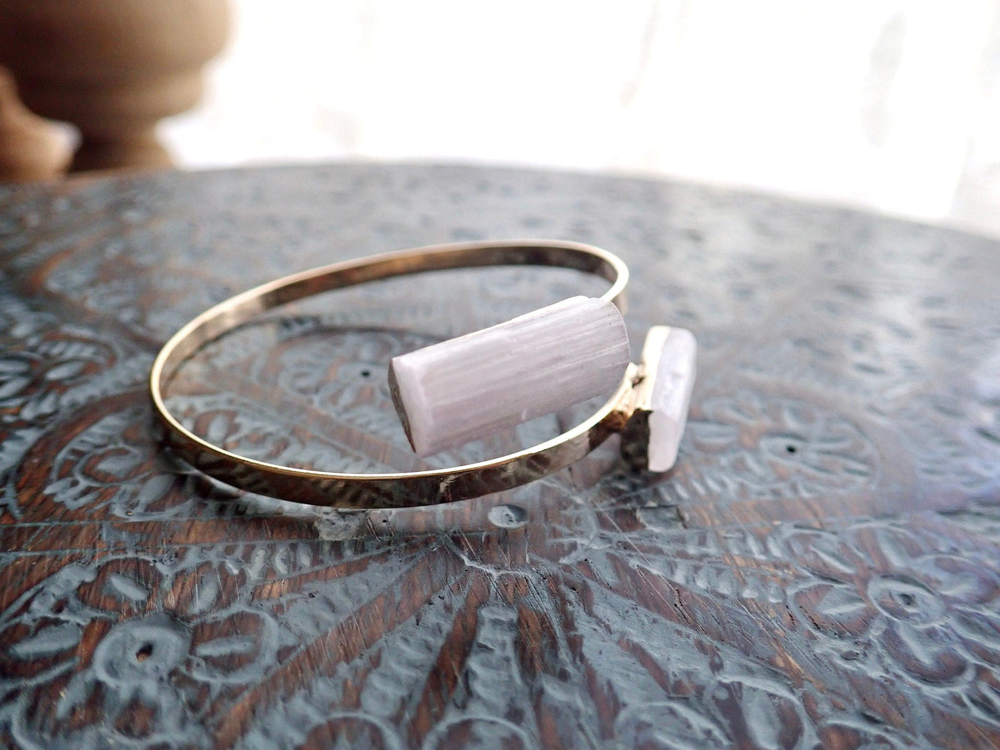 Selenite Cuff Bracelet