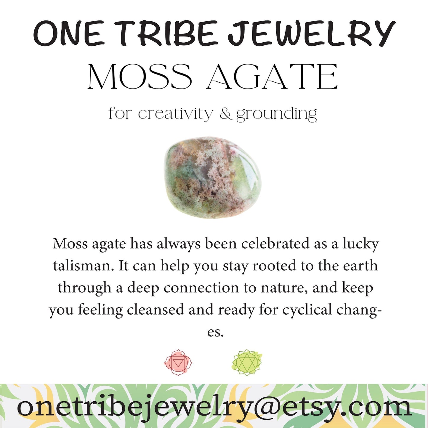 Crescent Moon Moss Agate Earrings- Silver