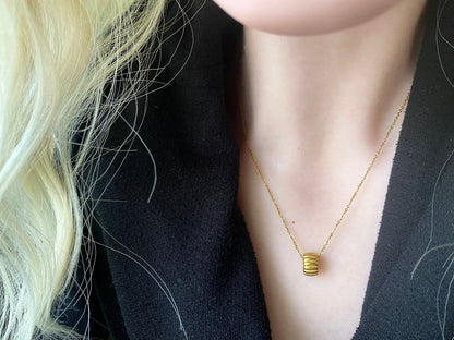 Dainty Gold Fill Necklace, Everyday Layering Necklace, Simple Gold Necklace,Gold Charm Necklace,No Tarnish Necklace, Waterproof Jewelry Gift