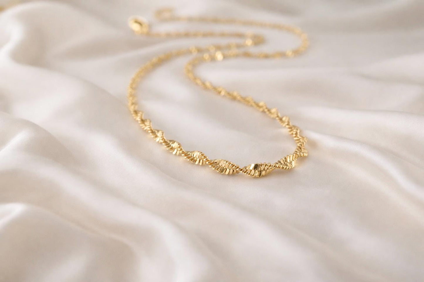 Everyday Gold Chain Necklace | 18k Gold Fill Twisted Rope Chain