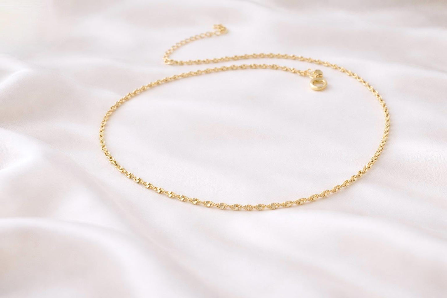 Everyday Gold Chain Necklace | 18k Gold Fill Twisted Rope Chain