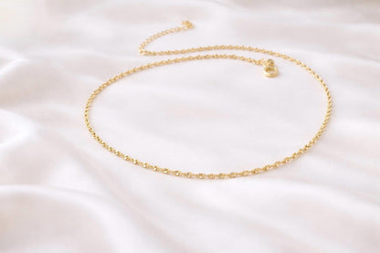 Everyday Gold Chain Necklace | 18k Gold Fill Twisted Rope Chain