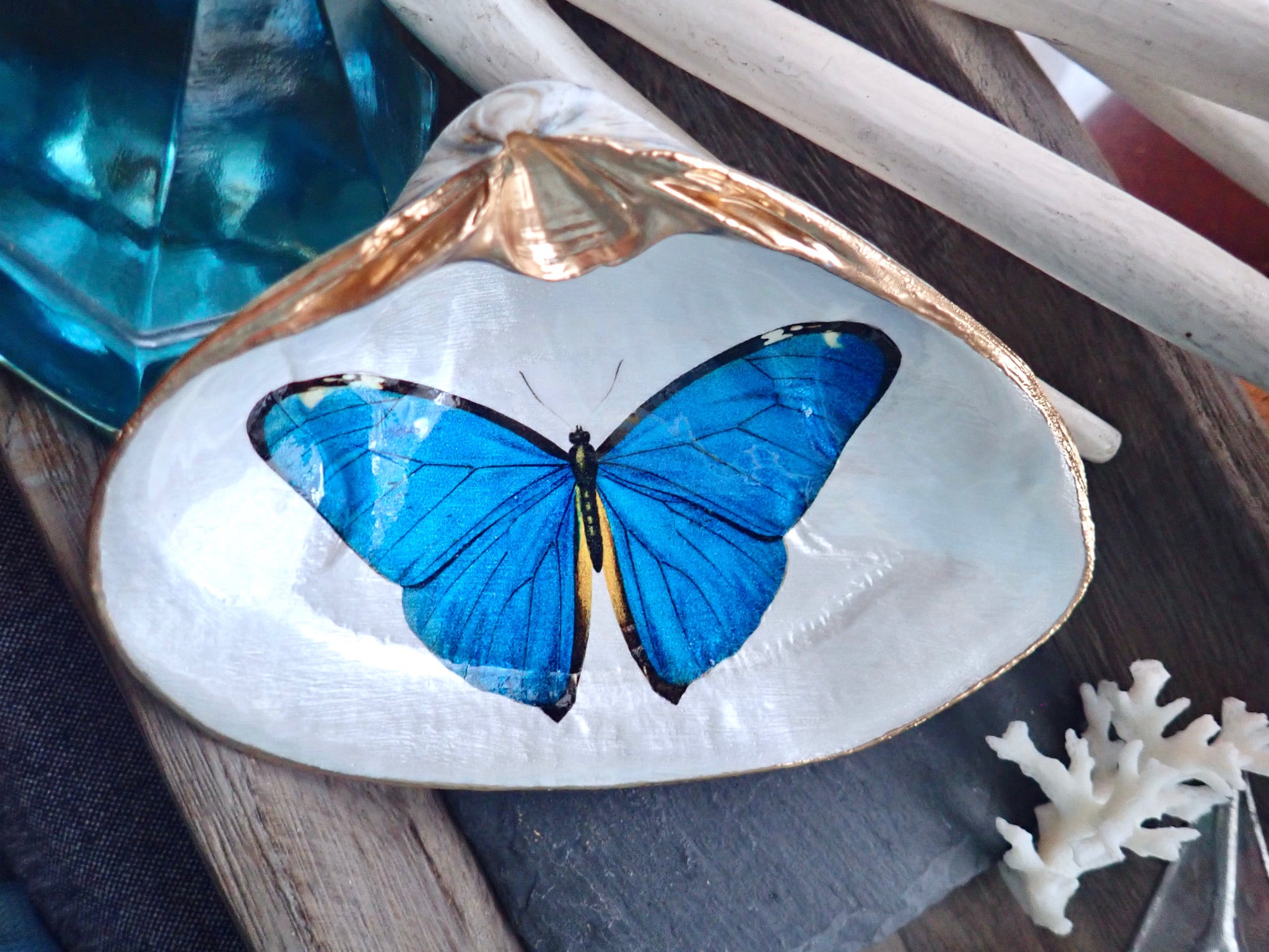 Blue sale morpho jewelry