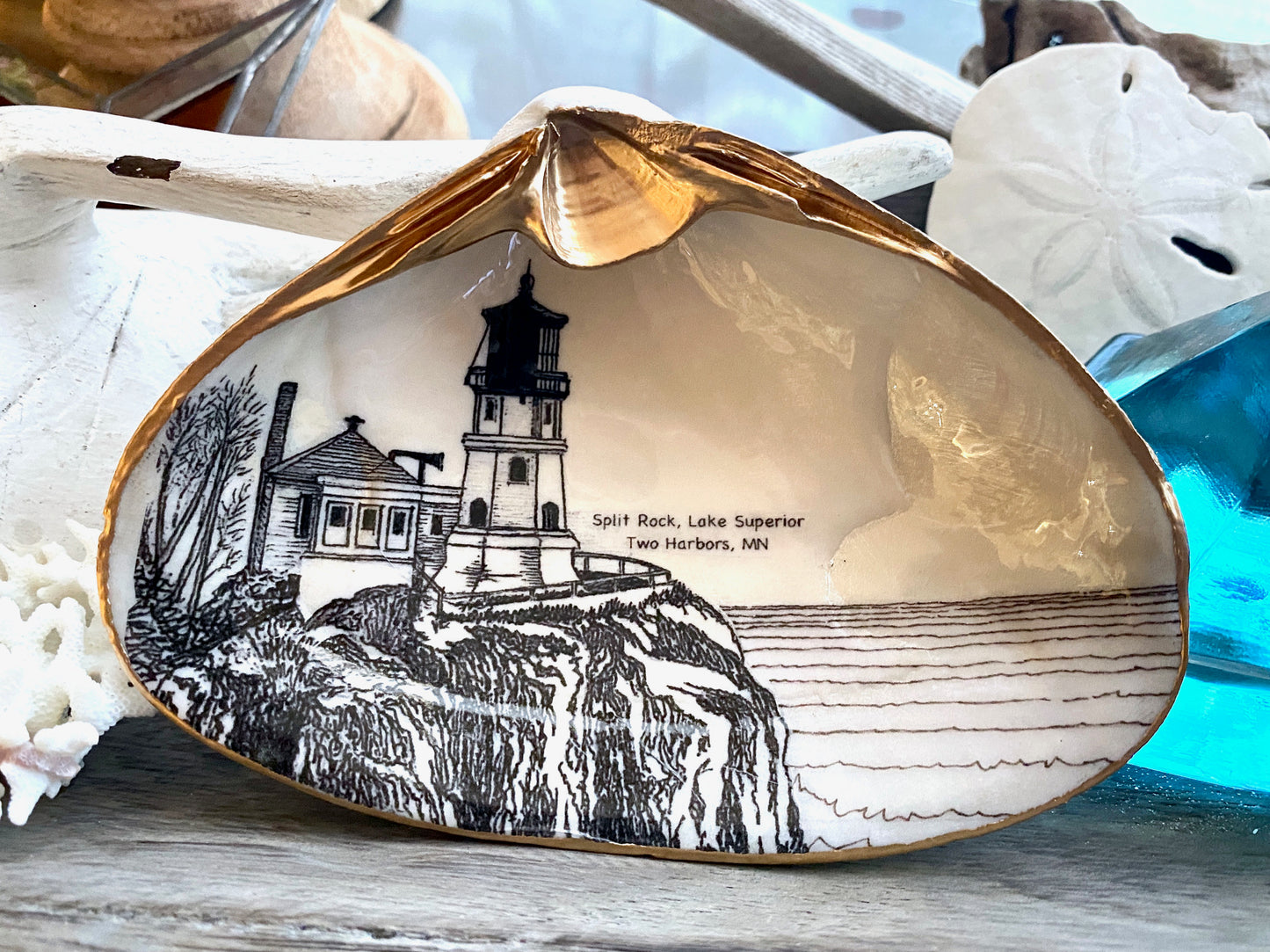 Split Rock Lighthouse Ring Dish