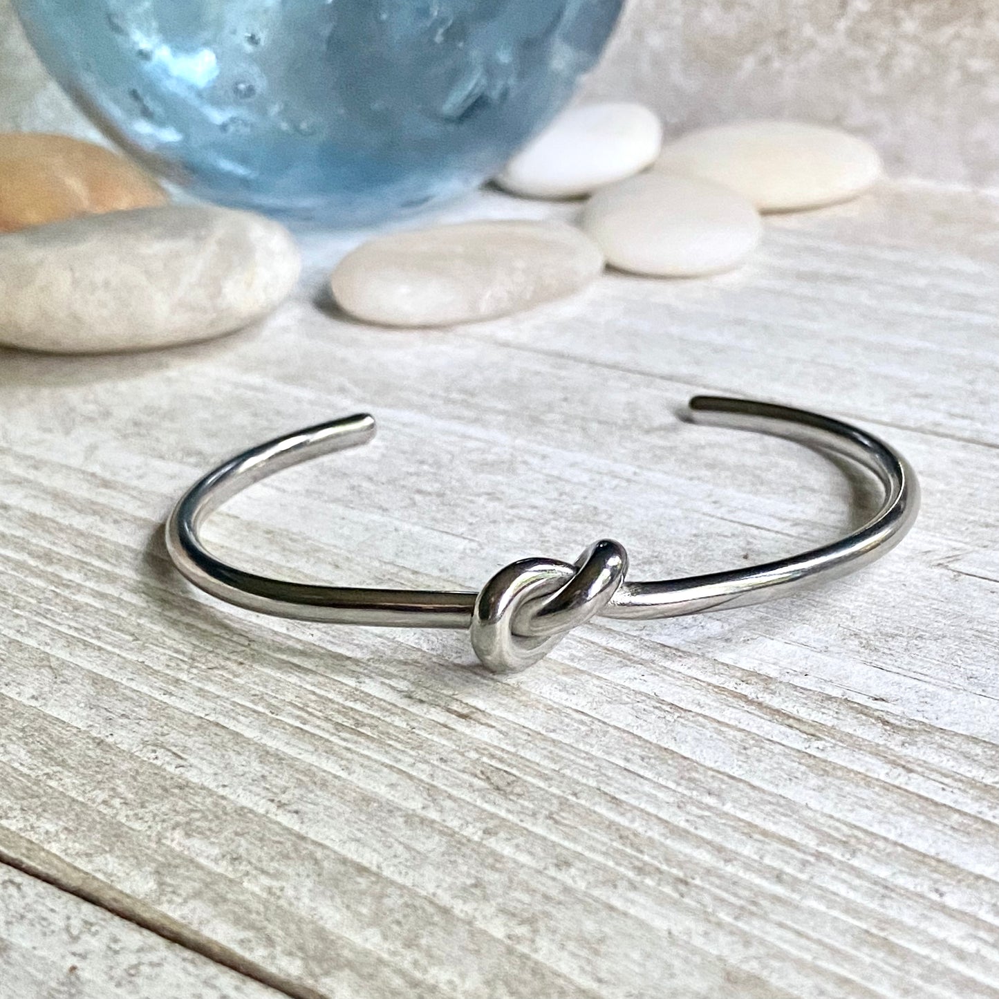 Silver Love Me Knot Bracelet