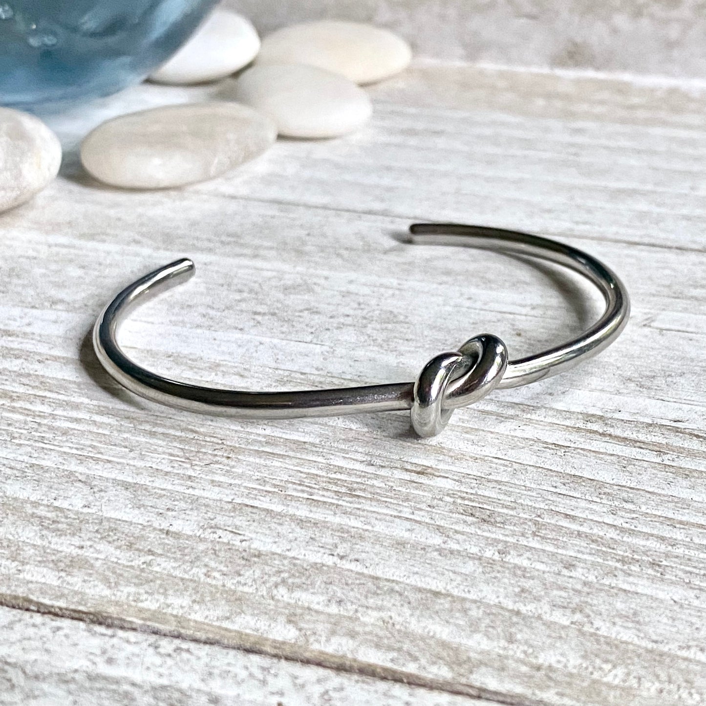 Silver Love Me Knot Bracelet