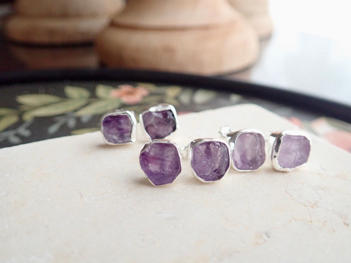 Andromeda Amethyst Studs