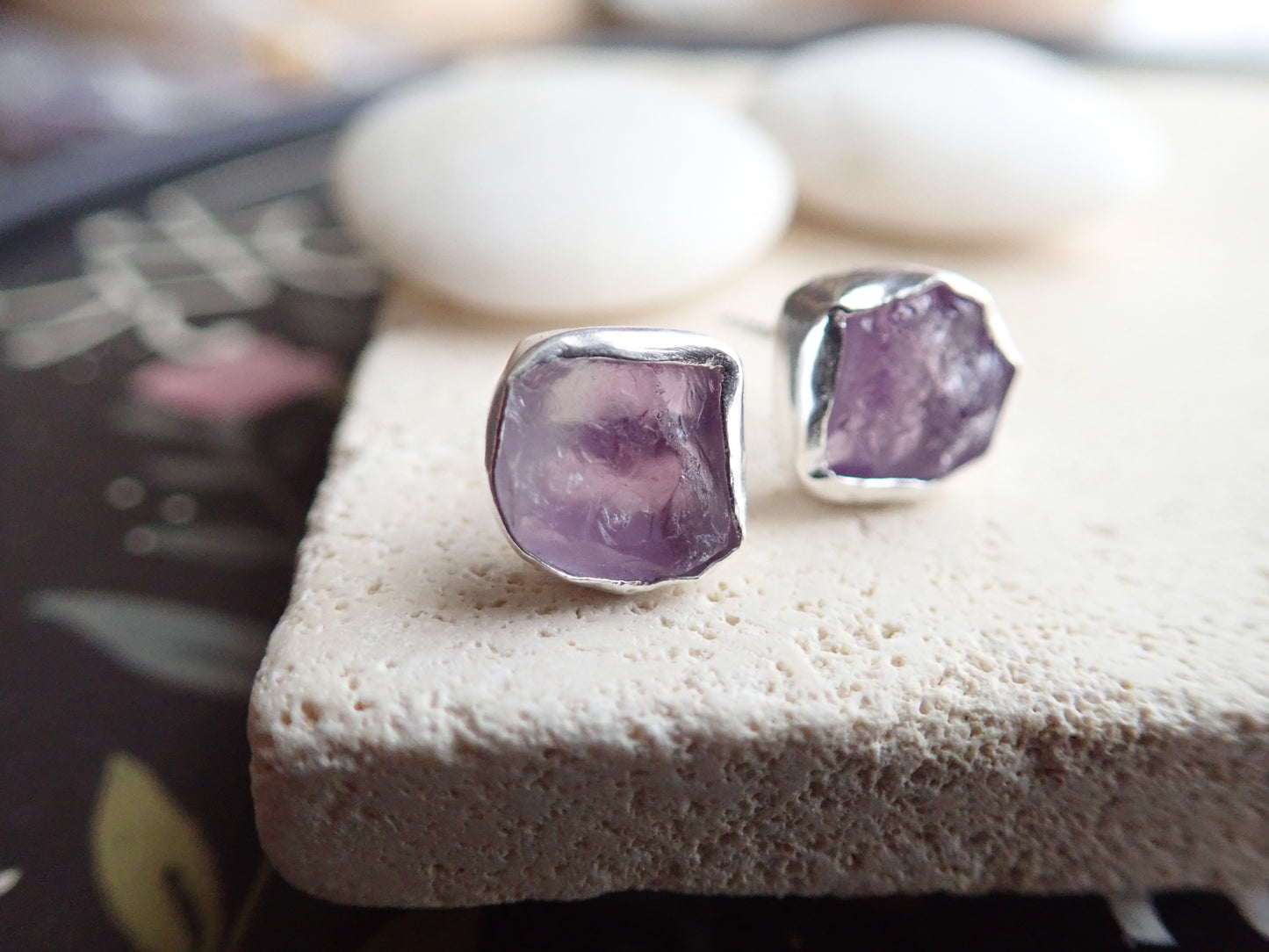 Andromeda Amethyst Studs