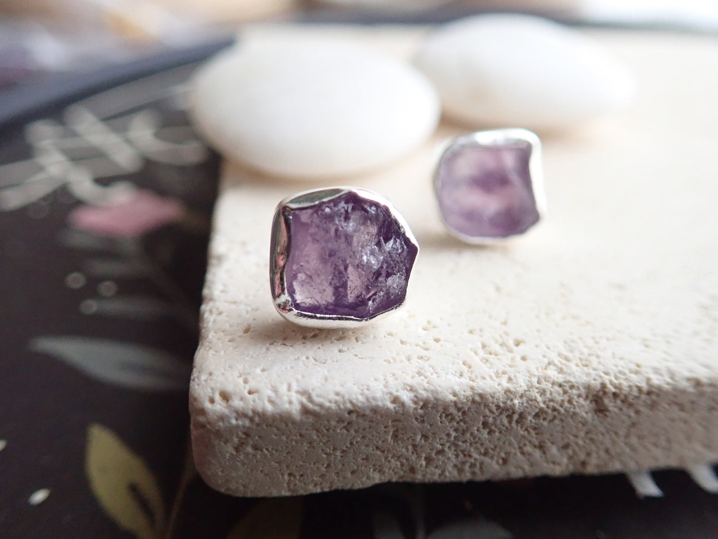 Andromeda Amethyst Studs