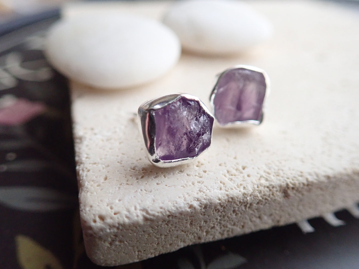 Andromeda Amethyst Studs