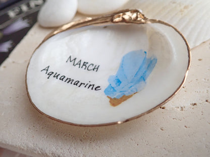 Aquamarine Birthstone Ring Dish