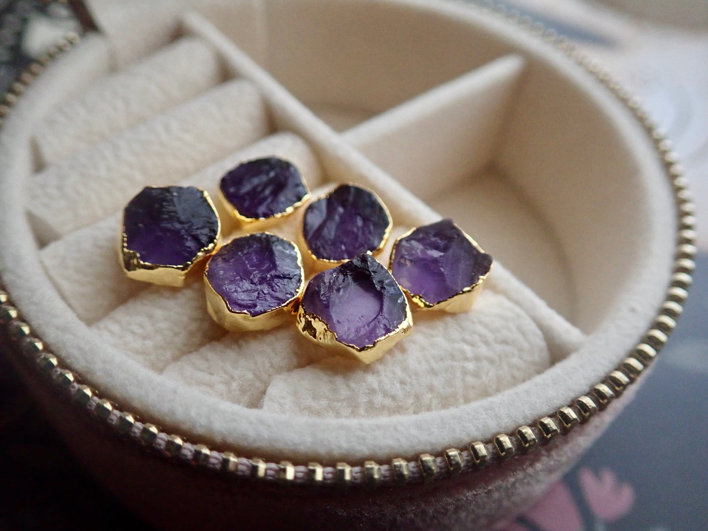 Avalon Amethyst Stud Earrings