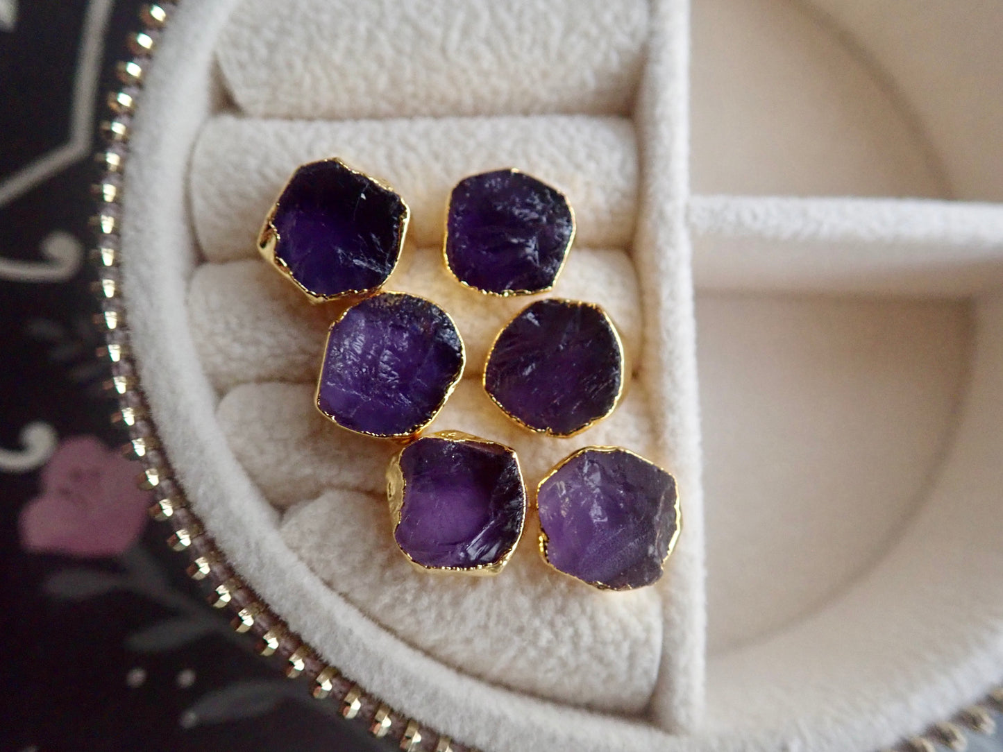 Avalon Amethyst Stud Earrings