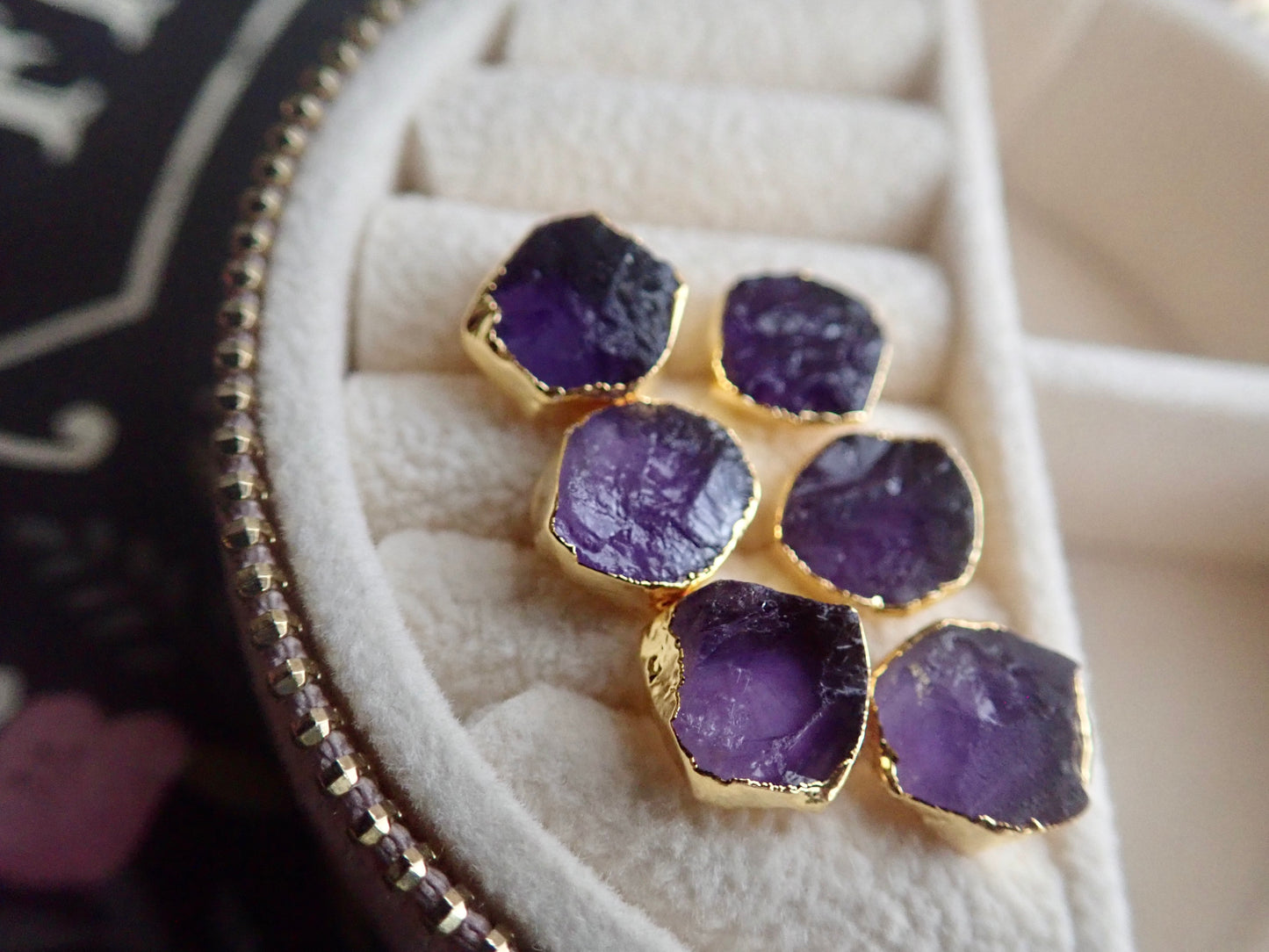 Avalon Amethyst Stud Earrings