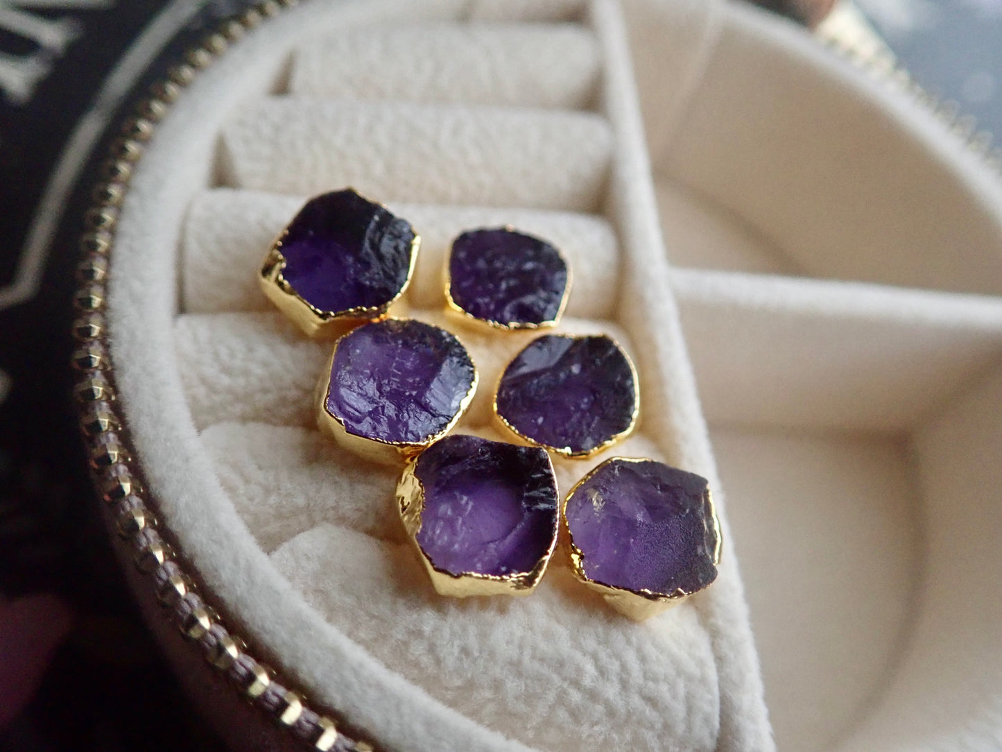 Avalon Amethyst Stud Earrings