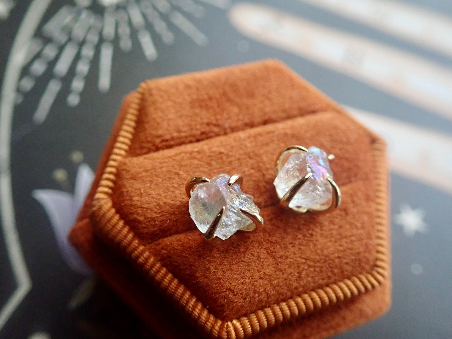 Angel Aura Stud Earrings