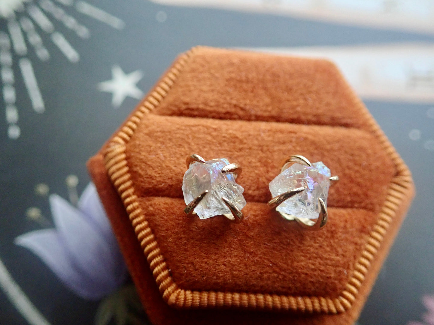 Angel Aura Stud Earrings