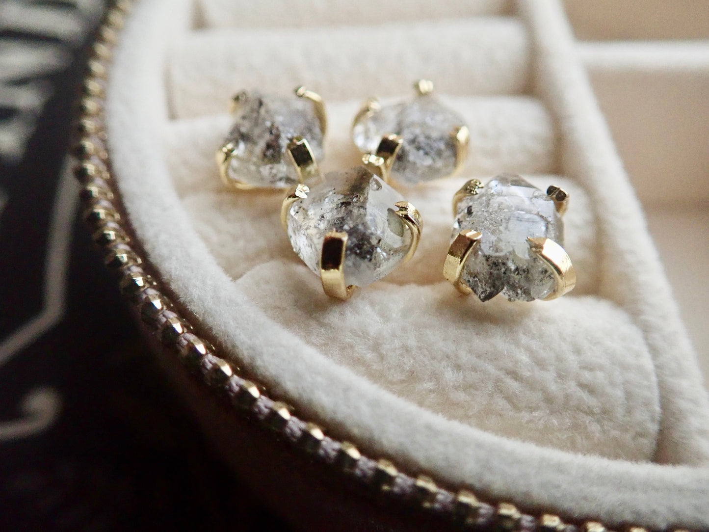 Hellas Herkimer Diamond Studs