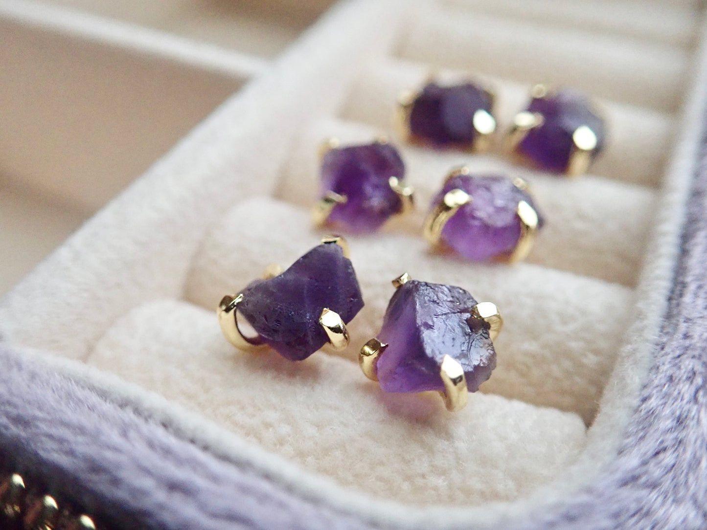 Ammi Amethyst Earrings