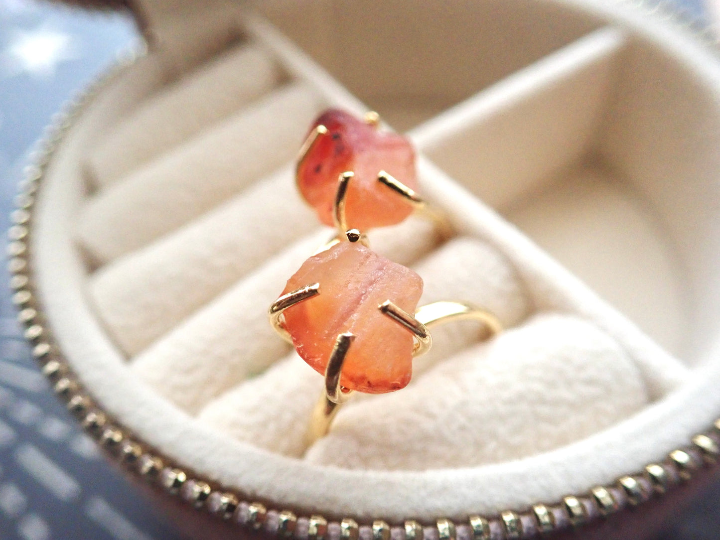 Celeste Carnelian Ring