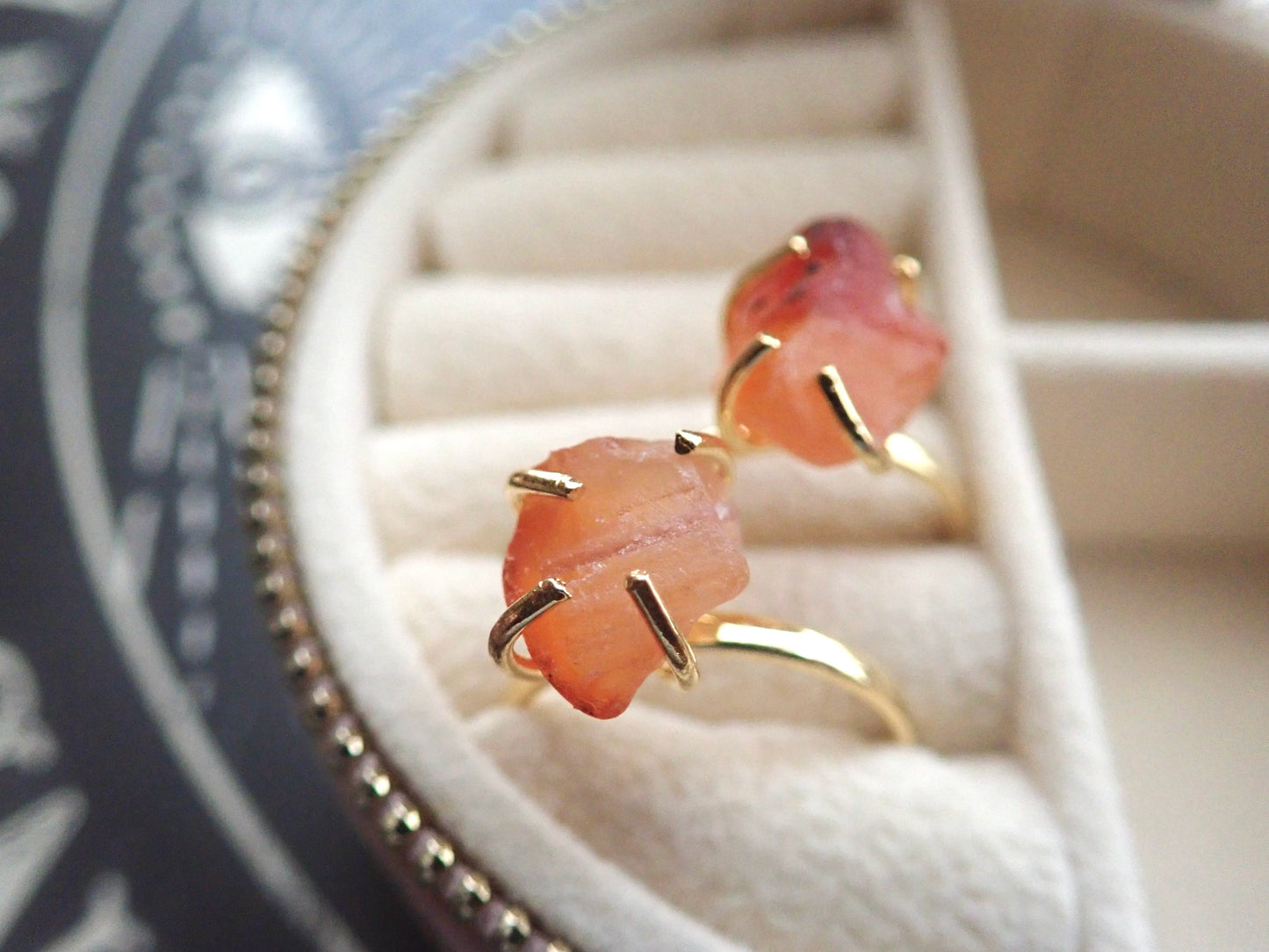 Celeste Carnelian Ring